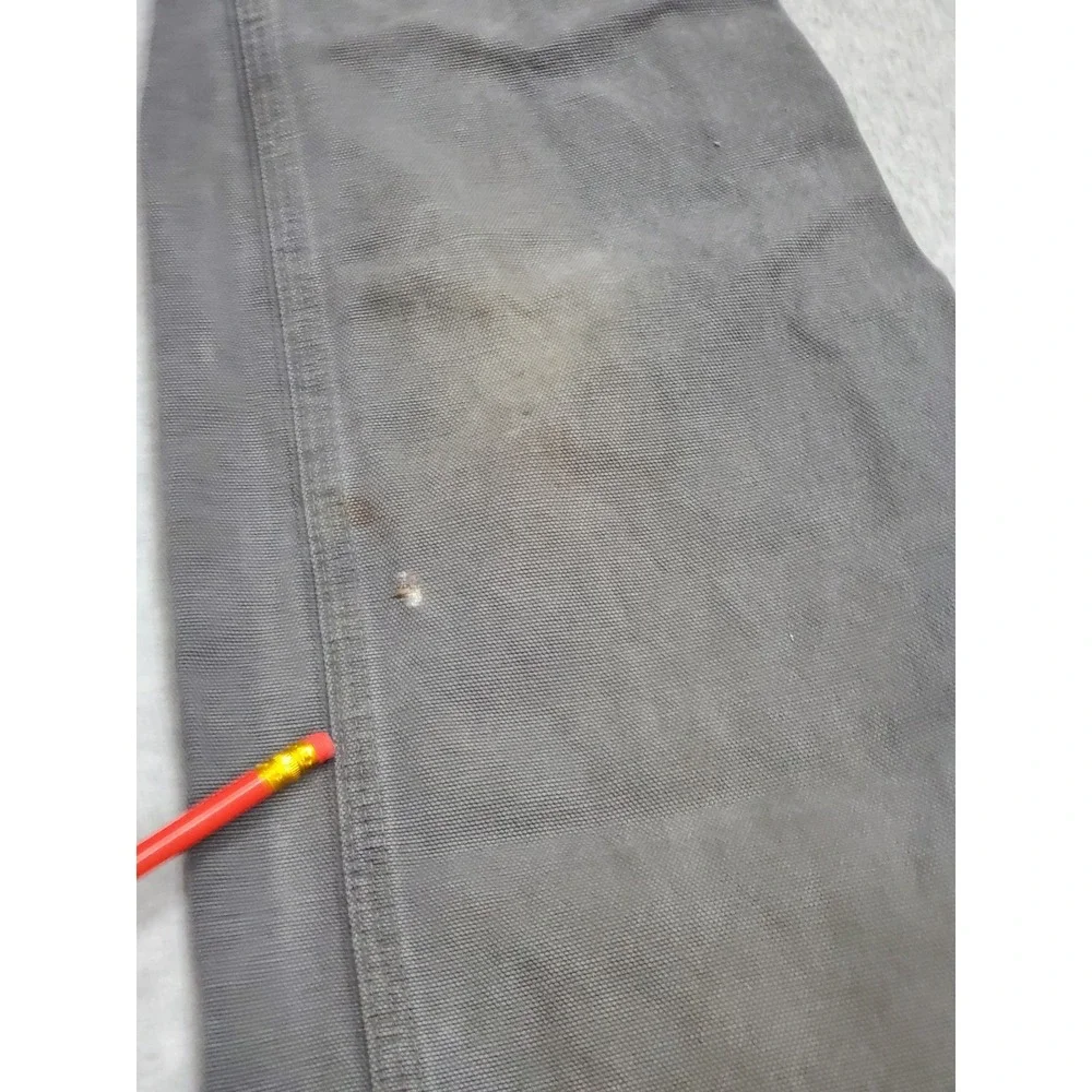 Dickies Men Pants Gray 30x32 Y2K Carpenter Canvas 33